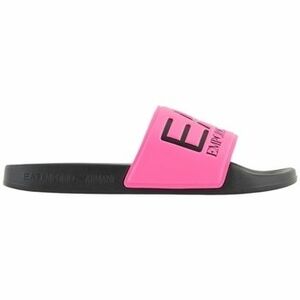 Šľapky Emporio Armani EA7 7X000108 M4034-PINK FLUO/BLACK Rose vyobraziť