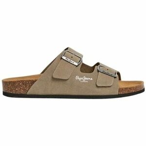 Šľapky Pepe jeans BIO SUEDE M 836-STONE BEIGE Beige vyobraziť