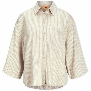 Blúzka JJXX Breeze Summer Shirt - Feather Gray vyobraziť