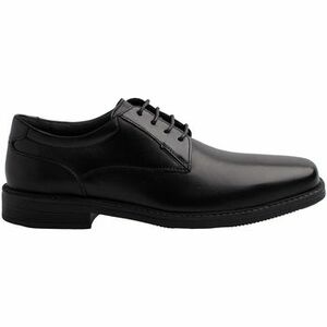 Derbie Clarks WENDELL-LACE-BLACK LEATHER vyobraziť