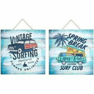 Sochy Signes Grimalt Surf Wall Wall Decoration 2 Dif. vyobraziť
