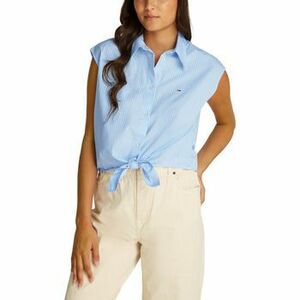 Košele a blúzky Tommy Hilfiger TJW POPLIN FRONT DW0DW20291 vyobraziť