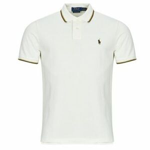 Polokošele s krátkym rukávom Polo Ralph Lauren POLO COUPE DROITE EN COTON BASIC MESH COL FANTAISIE vyobraziť