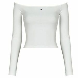 Tričká s dlhým rukávom Tommy Jeans TJW SLIM ESSENTIAL BOAT NECK LS vyobraziť