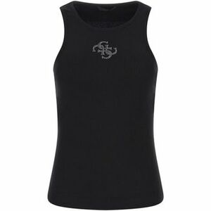 Tielka a tričká bez rukávov Guess SL ROUND NK GUENDALINA W4RP43 KAZH2 vyobraziť