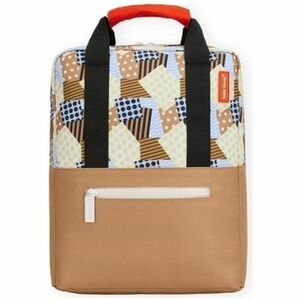 Ruksaky a batohy Hello Hossy Patchwork Kids Backpack - Brown vyobraziť
