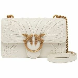 Tašky Pinko MINI LOVE BAG SMALL SHOULDER BAG WITH RAFFIA EMBROIDERY vyobraziť