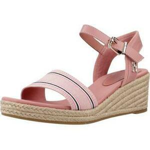 Sandále Tommy Hilfiger SHIRTING WEDGE SANDAL vyobraziť