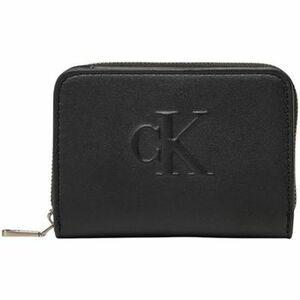 Peňaženky Calvin Klein Jeans SCULPTED MED FLAP ZIP AROUND LV04K1004G vyobraziť