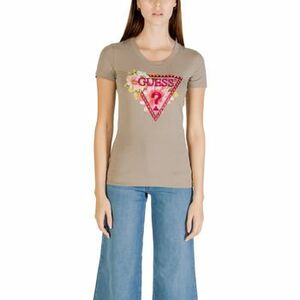 Tričká s krátkym rukávom Guess SS CN TRIANGLE BEADS W5GI10 J1314 vyobraziť