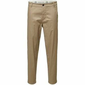 Nohavice Selected Slim Tape Repton 172 Flex Pants - Chinchilla vyobraziť