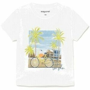 Košele s dlhým rukávom Mayoral 1013 CAMISETA Blanco vyobraziť