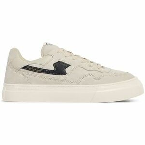 Nízke tenisky Stepney Workers Club SWC Pearl S-Strike Suede Sneakers - Ecru Black vyobraziť