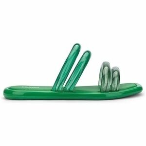 Sandále Melissa Airbubble Slide - Green/Transp Green vyobraziť