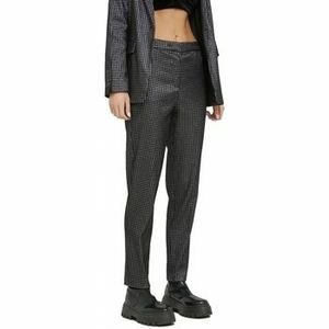 Nohavice Vila Trousers Shine 7/8 - Black/silver vyobraziť