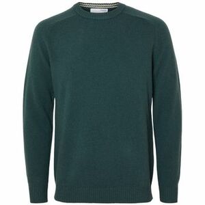 Svetre Selected Noos New Coban Knit - Green Gables/Kelp vyobraziť