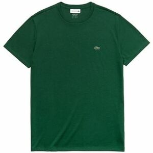 Tričká a polokošele Lacoste Pima Cotton T-Shirt TH6709 - Vert vyobraziť