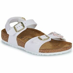 Sandále BIRKENSTOCK Rio AS Kids Flowers BF White vyobraziť