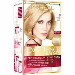 Farbenie L'oréal Excellence Cream Hair Color - 9 Blond Clair Clair vyobraziť