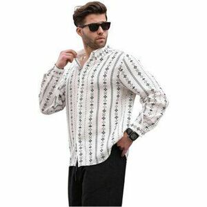 Košele s dlhým rukávom Madmext MM89_WHITE vyobraziť