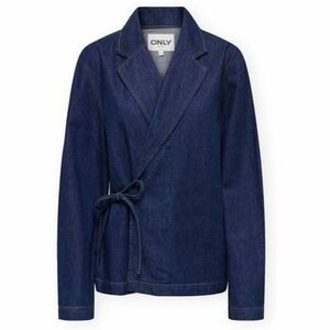 Kabáty Only Ellis Jacket - Dark Blue Denim vyobraziť