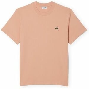 Tričká a polokošele Lacoste Classic Fit T-Shirt TH7318 - Latte vyobraziť