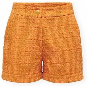Šortky/Bermudy Only Billie Boucle Shorts - Apricot vyobraziť