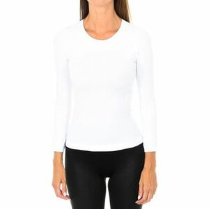 Tričká s dlhým rukávom Intimidea 210262-BIANCO vyobraziť