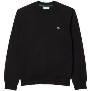 Mikiny Lacoste Fleece Crew Sweatshirt Black vyobraziť