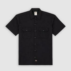 Košele s dlhým rukávom Dickies WORK SHIRT SS REC BLAC vyobraziť