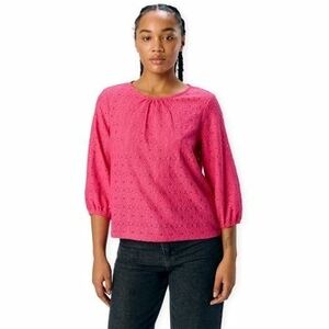 Blúzka Object Noos Top Laila 3/4 - Raspberry Sorbet vyobraziť