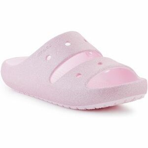 Sandále Crocs Classic Glitter Sandal V2 K 209705-6ZW ballerina pink vyobraziť
