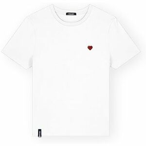 Tričká a polokošele Organic Monkey Pixel Heart T-Shirt - White vyobraziť
