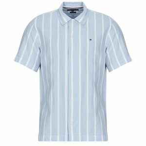 Košele s krátkym rukávom Tommy Hilfiger LINEN BLEND STRIPED SS RF SHIRT vyobraziť