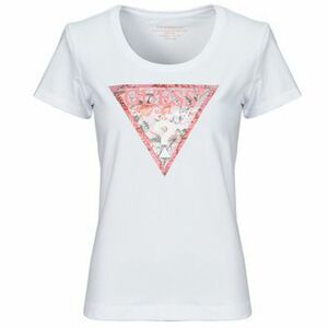 Tričká s krátkym rukávom Guess RN SATIN TRIANGLE vyobraziť