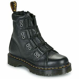 Polokozačky Dr. Martens 1460 Lace To Toe Boot Black Milled Nappa vyobraziť