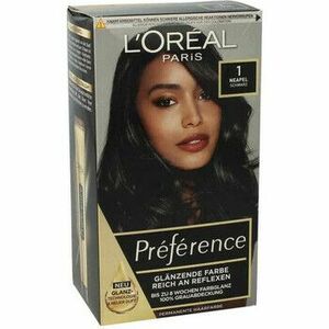 Farbenie L’Oréal Paris Permanent Hair Color Preference - 01 Noir Napoli vyobraziť