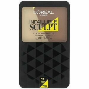 Rozjasňovače L’Oréal Paris Infallible Sculpt Contouring Palette - 03 Médium à Mate vyobraziť