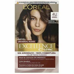 Farbenie L’Oréal Paris Excellence Creme Hair Color Universal Nudes - 4u Marron vyobraziť