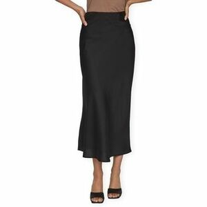Sukňa Vila Noos Elette Skirt - Black vyobraziť