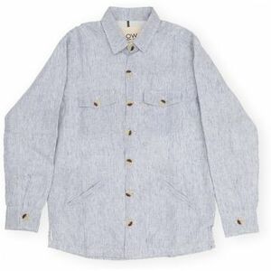 Kabáty Otherwise Zyaan Jacket - Blue Stripes vyobraziť