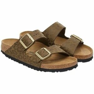 Sandále BIRKENSTOCK Arizona Synthetic Leo Narrow - Khaki vyobraziť