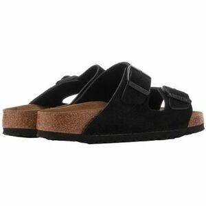 Sandále BIRKENSTOCK Arizona Suede Leather Narrow - Mink vyobraziť