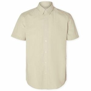 Košele s dlhým rukávom Selected Slimsun Shirt - Pure Cashemere vyobraziť