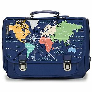 Školské tašky a aktovky CARAMEL & CIE CARTABLE 38 CM MAPPEMONDE vyobraziť