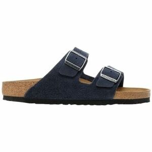 Sandále BIRKENSTOCK Arizona Suede Leather Narrow - New Navy vyobraziť