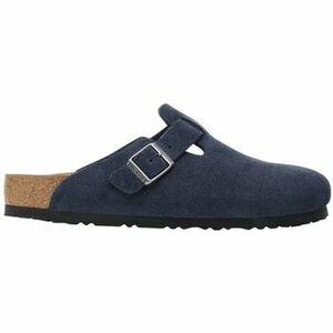 Sandále BIRKENSTOCK Boston Suede Leather Narrow - New Navy vyobraziť