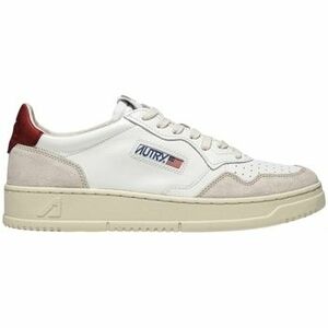 Módne tenisky Autry Medalist Low Suede W - White/Red vyobraziť