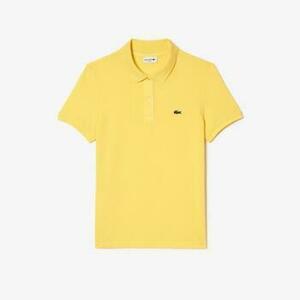 Tričká a polokošele Lacoste L1212 SHORT SLEEVED RIBBED COLLAR S vyobraziť