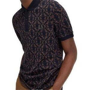Tričká a polokošele Fred Perry REPEAT PRINT POLO SHIRT vyobraziť